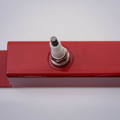 Red Spark Plug Coat Rack