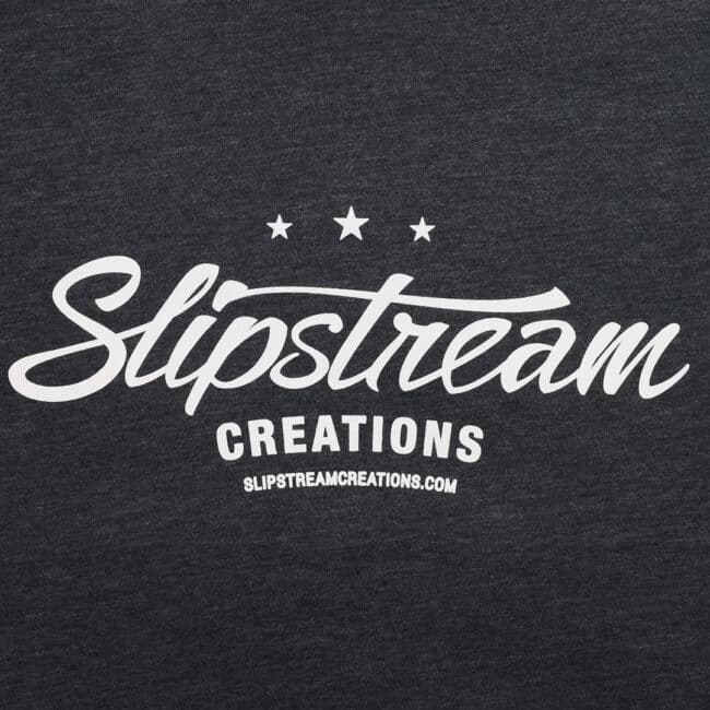 Slipstream Creations Logo Hoodie - Heather Black - Closeup