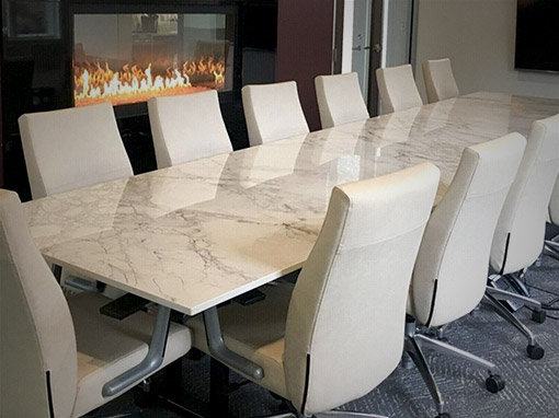 Modular 16′ Steel Conference Table Base