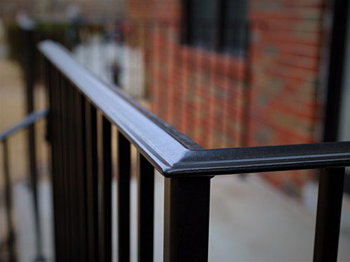 Custom Steel Porch & Stair Railings – South St. Louis